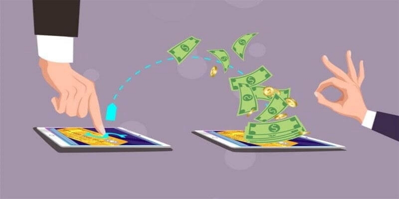 Quá trình xử lý hoàn tất thì anh em sẽ thấy thông báo số tiền trong tài khoản